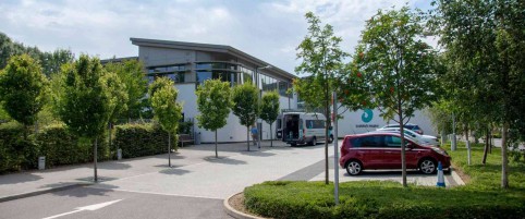 Hospice Main Hospice Main building in summer