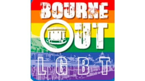 Bourne Out rainbow logo