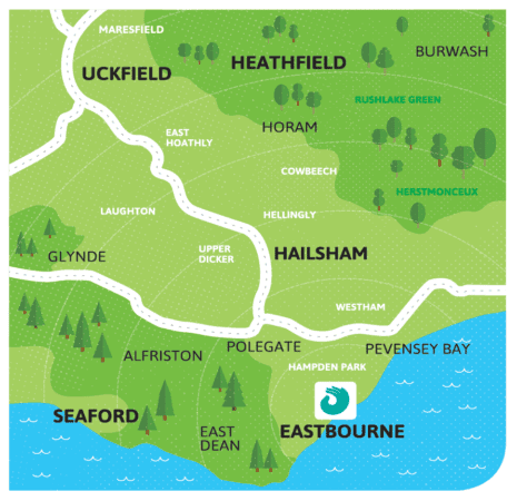 St Wilfrid's Hospice Catchment Area