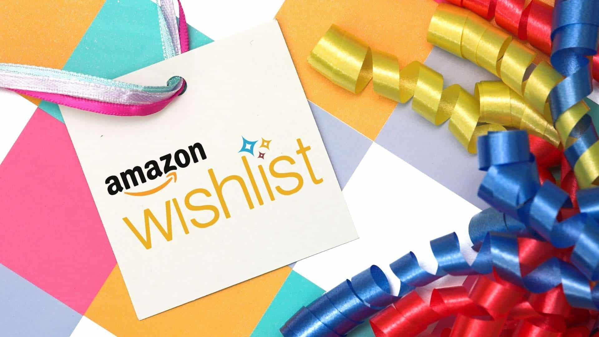 Wishlist Amazon Wishlist logo on name tag