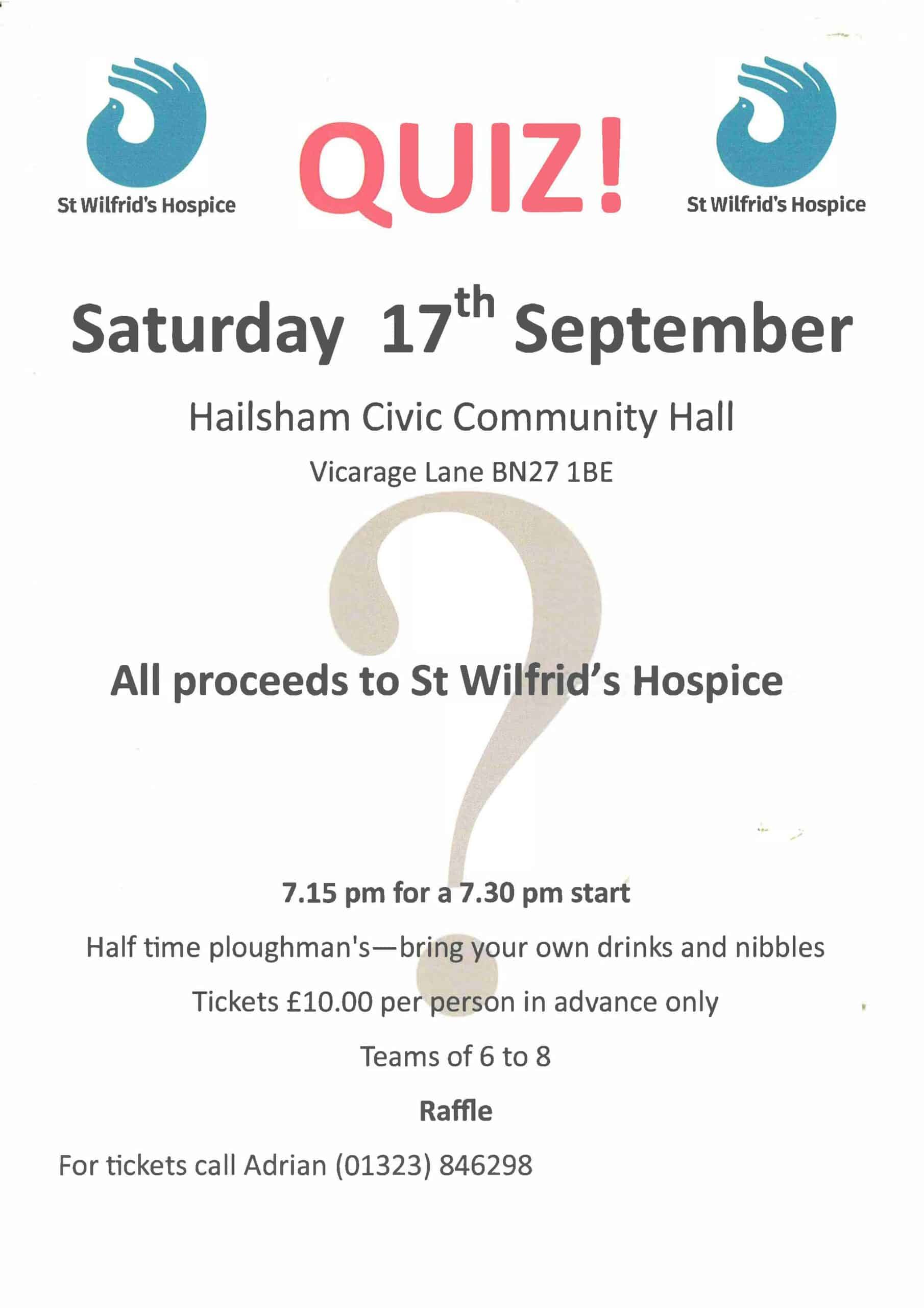 Hailsham Civic Community Hall Quiz Hailsham Civic Community Hall Quiz