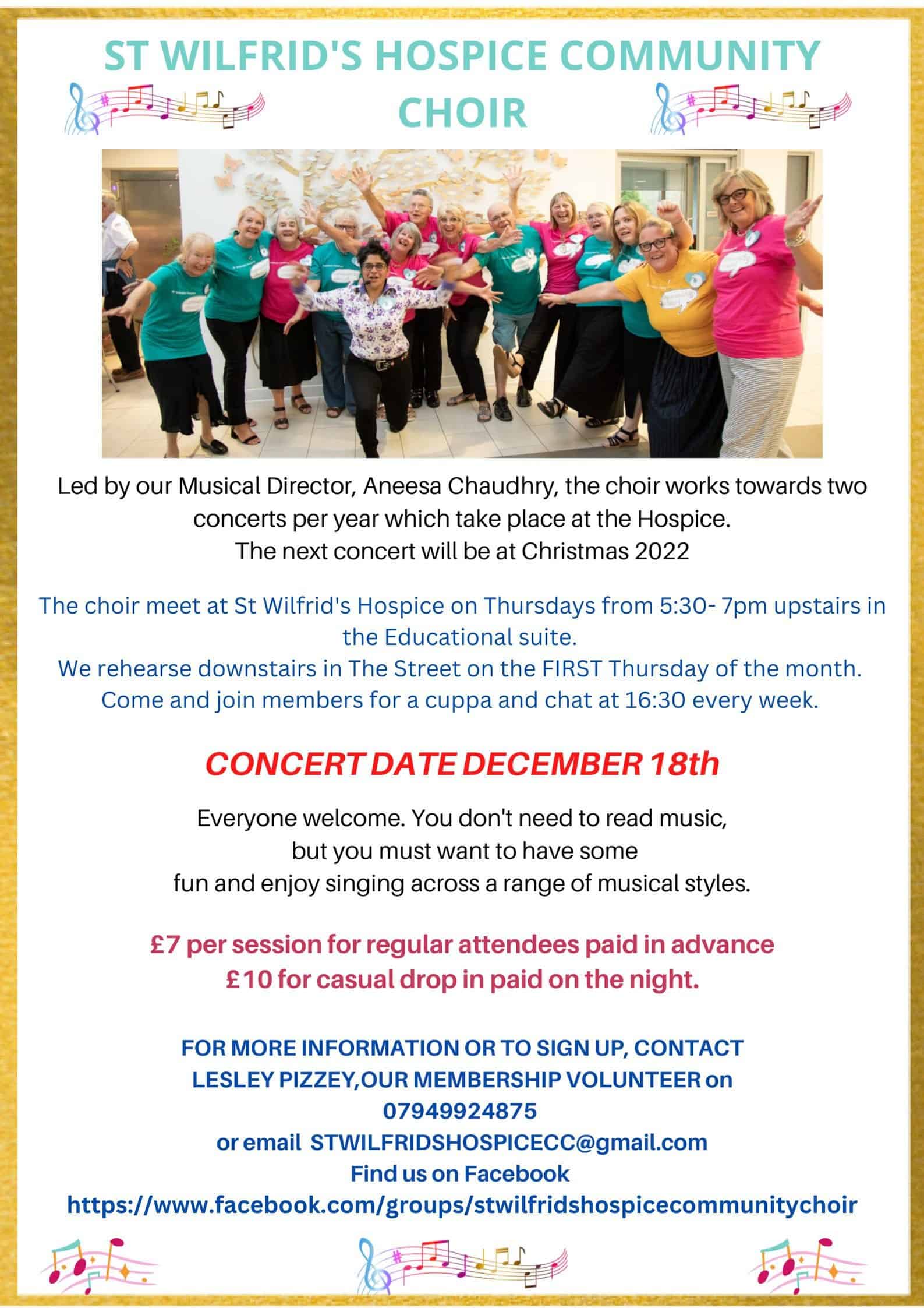 St Wilfrid's Hospice Community Choir St Wilfrid's Hospice (Eastbourne)