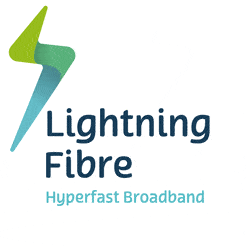 Lightning Fibre Logo