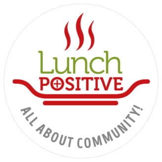 LunchPositive AllAboutCommunity Logo