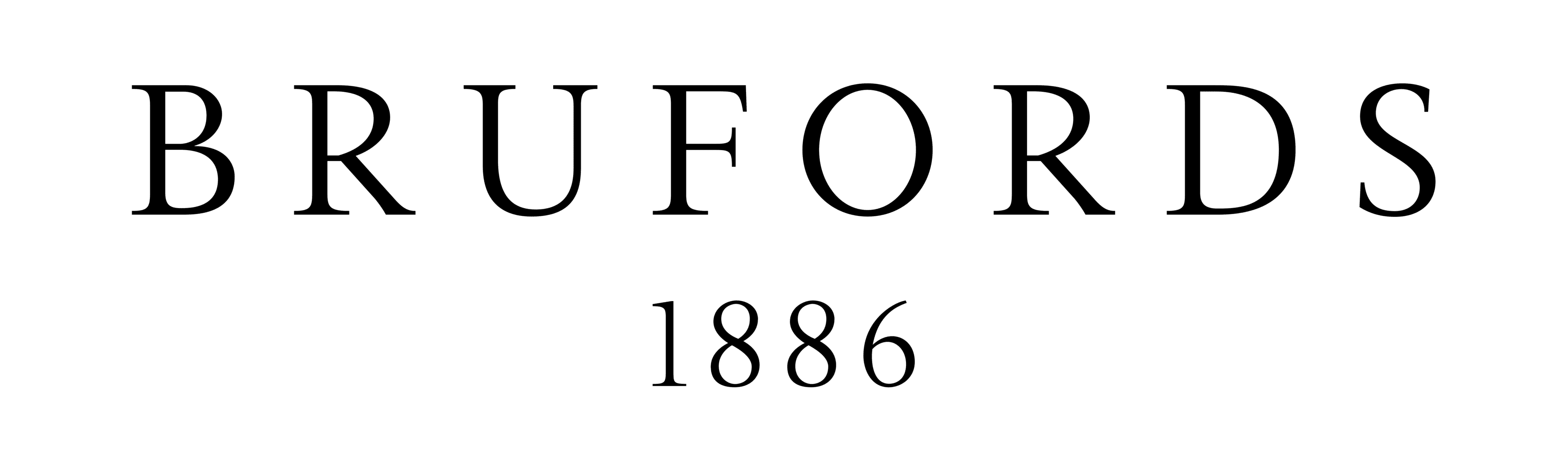 Brufords Logo 5000x1500 Black