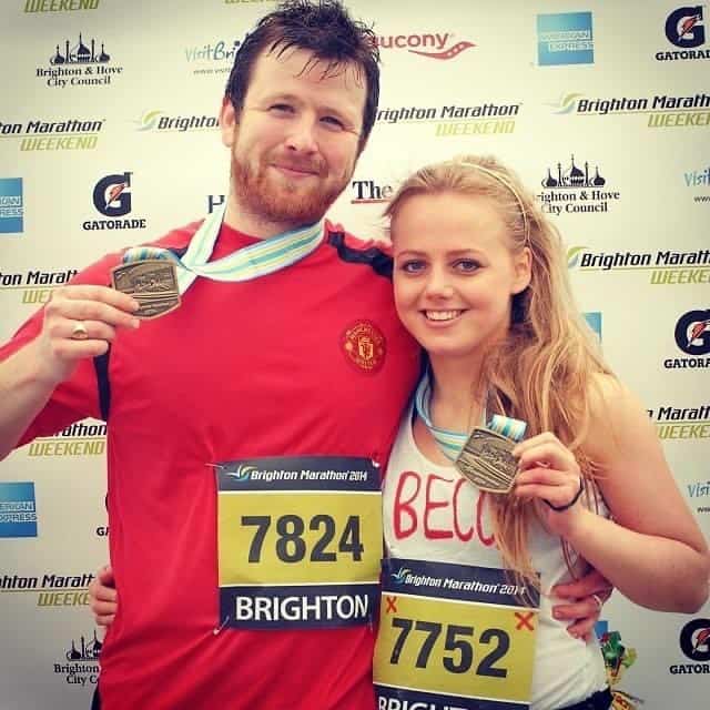 Rebbeca and Tristan with medals