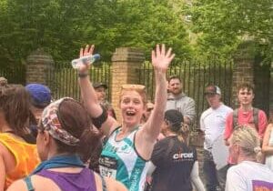 14. Lucy O'Grady Running In The Marathon